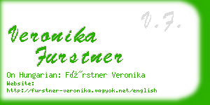 veronika furstner business card